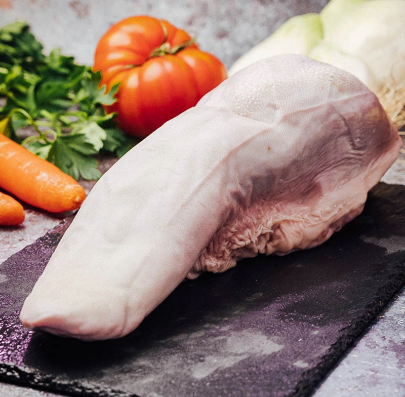 lengua de ternera de casqueria luis presentada con verduras